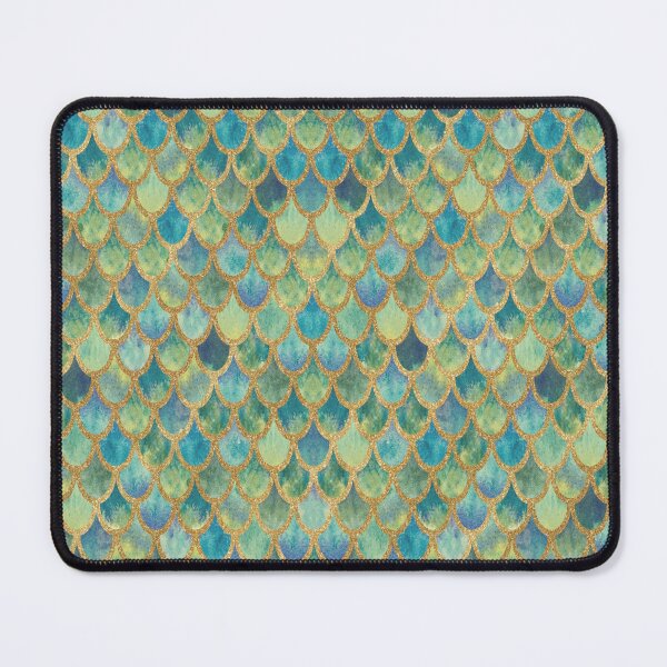 Item preview, Mermaid Scales (green & gold) designed and sold by artlovepassion.
