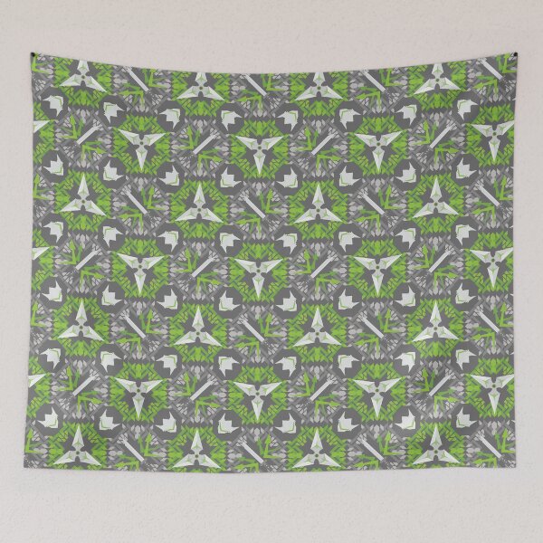 Item preview, Genji Weapons inspired pattern [Grey] designed and sold by torisipes.