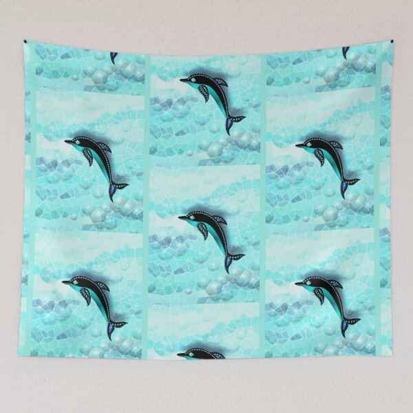Item preview, TURQUOISE DOLPHIN 97 X1 ABSTRACT BUBBLES designed and sold by sana90.