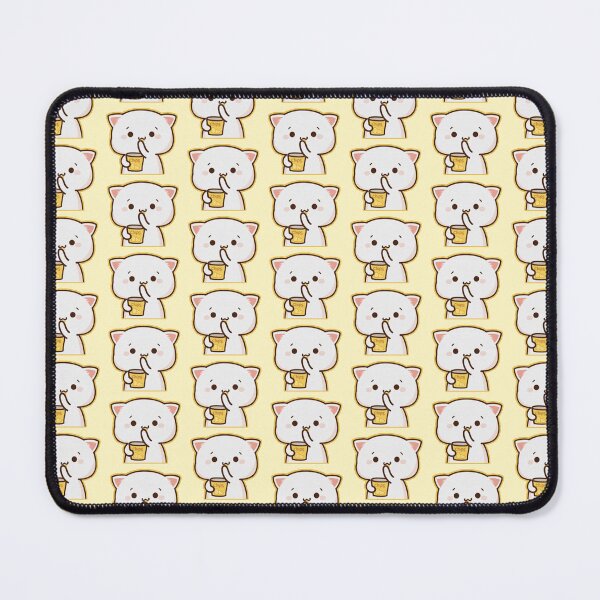 Item preview, cute cat eating chips designed and sold by Clarisse777.