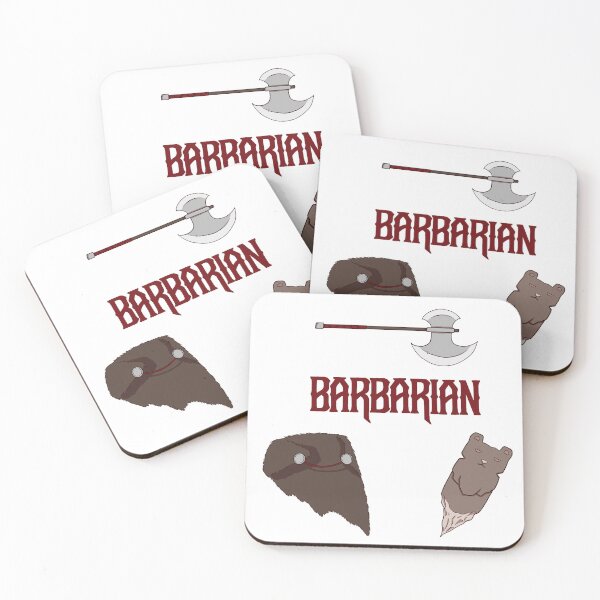 Item preview, Barbarian Table Top Class Design designed and sold by EllieBeHe.