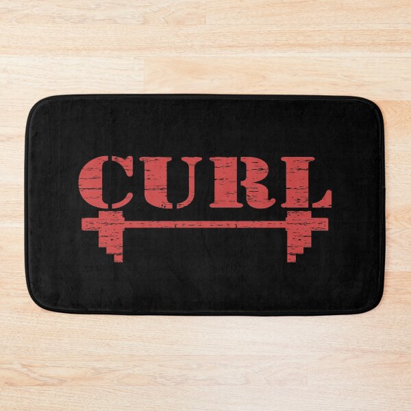 Item preview, Curl, Bodybuilding, Weightlifting, Motivational, Inspirational, Typography, Aesthetic Text, Minimalistic designed and sold by DULCE76.