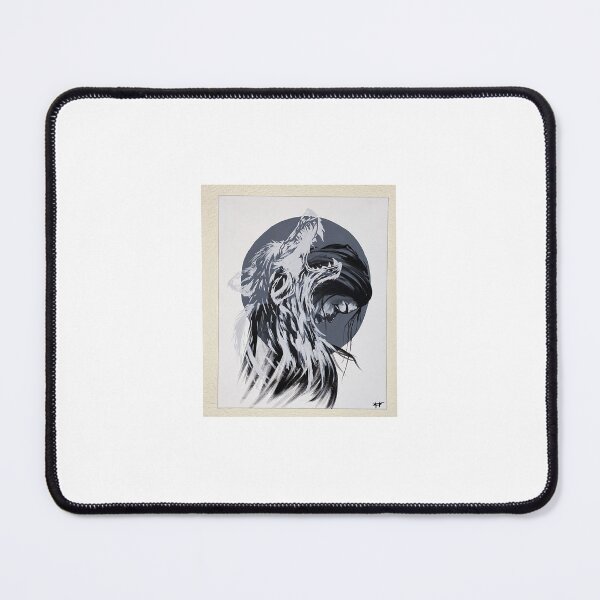 Item preview, Wolf girl painting  designed and sold by byeyukio.