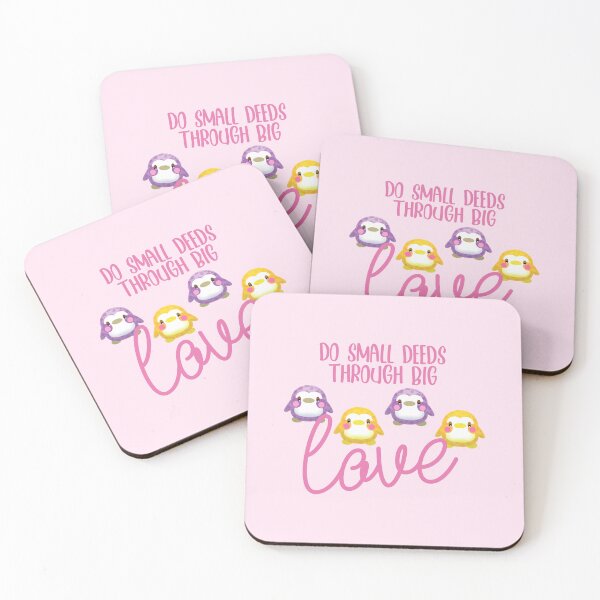 Item preview, Do Small Deeds Through Big Love designed and sold by PawsitiveMum.