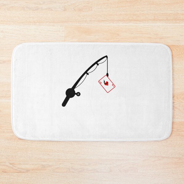 Item preview, Fishing Rod Ace of Hearts designed and sold by Twonumbernines.