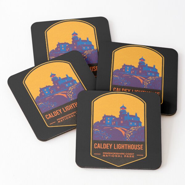 Item preview, Caldey Lighthouse Pembrokeshire Coast National Park designed and sold by JordanHolmes.