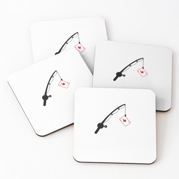 Item preview, Fishing Rod Ace of Hearts designed and sold by Twonumbernines.