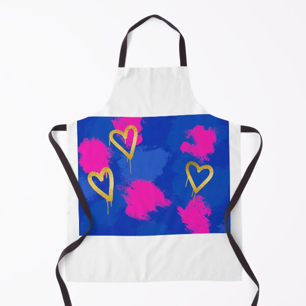 Item preview, Blue and pink heart abstract designed and sold by mollsdesignss.