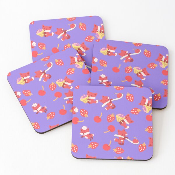 Item preview, Sweet Foxes on Periwinkle designed and sold by Cass Noel Studio.