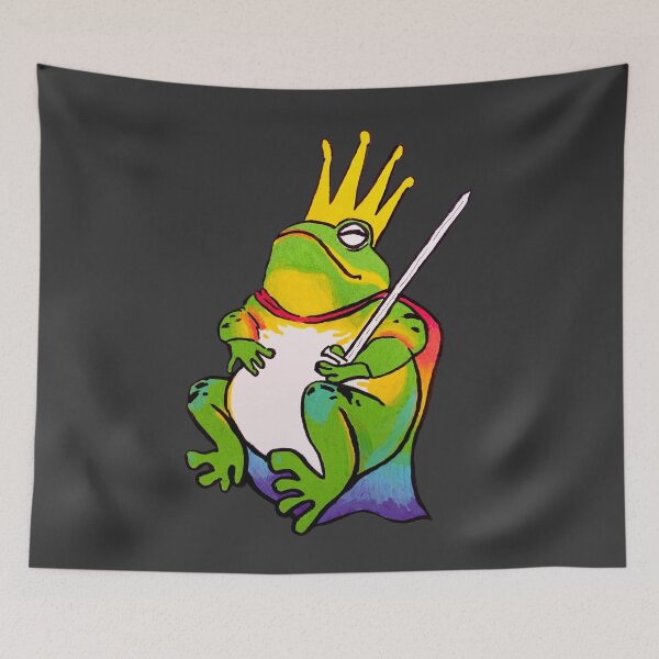 Item preview, rey arcoiris designed and sold by studioemrose.
