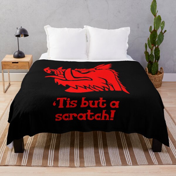Item preview, Tis but a scratch! Holy Grail - Red Boar - Black Knight designed and sold by ndubrey.