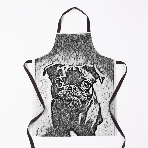 Item preview, Pencil Realistic Portrait Puppy Pug Life Art designed and sold by TheWildFlix.