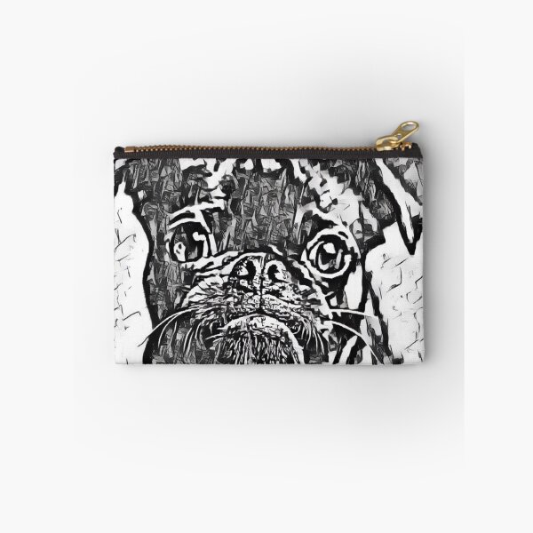 Item preview, Pencil Realistic Portrait Puppy Pug Life Art designed and sold by TheWildFlix.