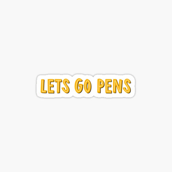 Item preview, lets go pens designed and sold by kaleigh’s side projects.