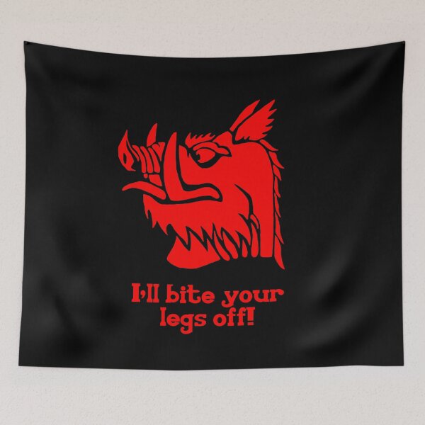 Item preview, I’ll bite your legs off! Holy Grail - Red Boar - Black Knight designed and sold by ndubrey.