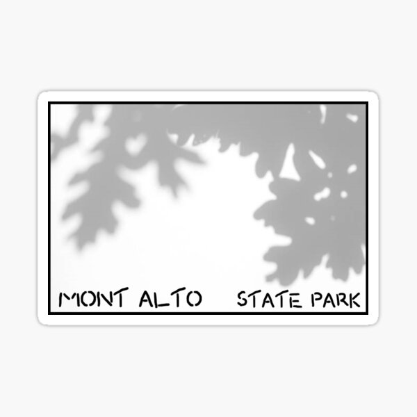 "Mont Alto " Sticker for Sale by triplew427 Redbubble