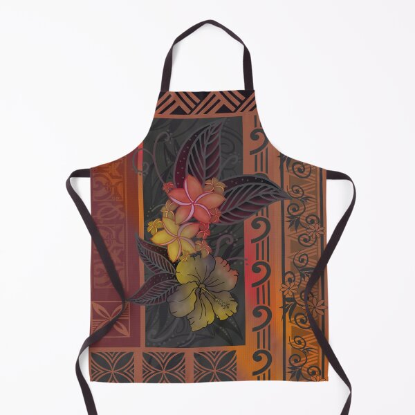 Item preview, Vintage Samoan Tapa Art Tropical Floral Tapa Board  designed and sold by sunnthreads.