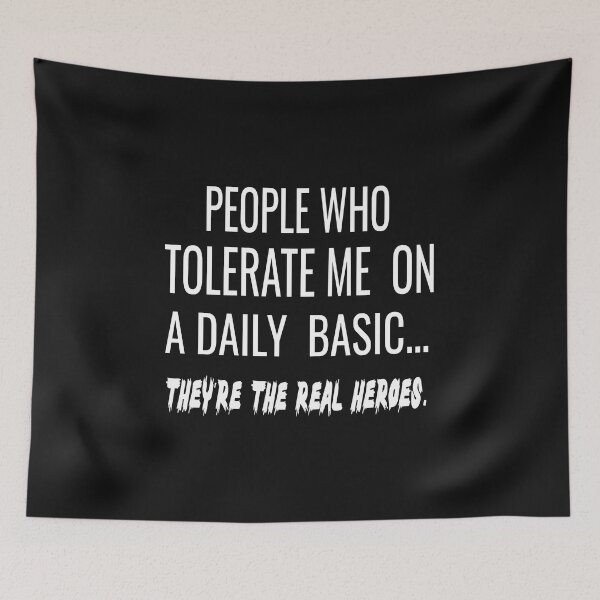 Item preview, People Who Tolerate Me On A Daily Basis Sarcastic Graphic Novelty Funny designed and sold by karim82.