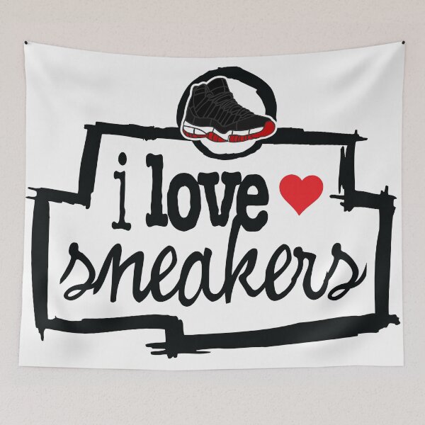 Item preview, I Love Sneakers Bred 11 designed and sold by Tee4Daily.