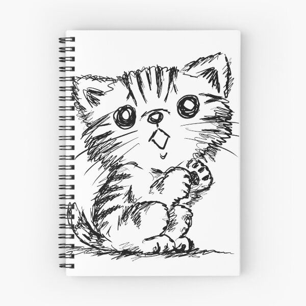 Item preview, Black and White Sketch of an American Shorthair designed and sold by Toru Sanogawa.