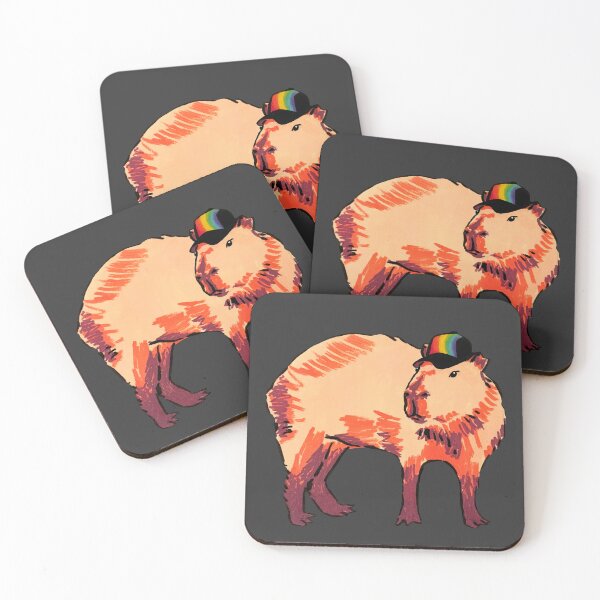 Item preview, Pride Cap Capybara designed and sold by studioemrose.