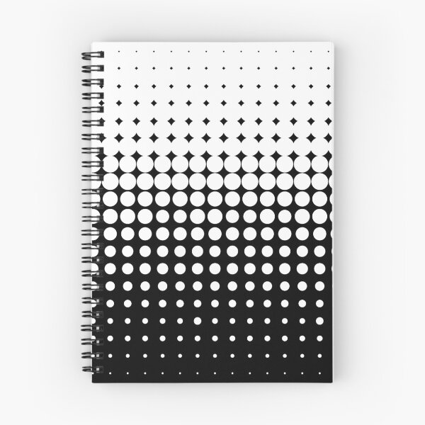 Item preview, Gradient halftone dots (white to black) designed and sold by pattypattern.