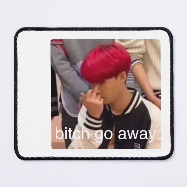Item preview, J-Hope Relatable Middle Finger Meme designed and sold by mrsbangtan.