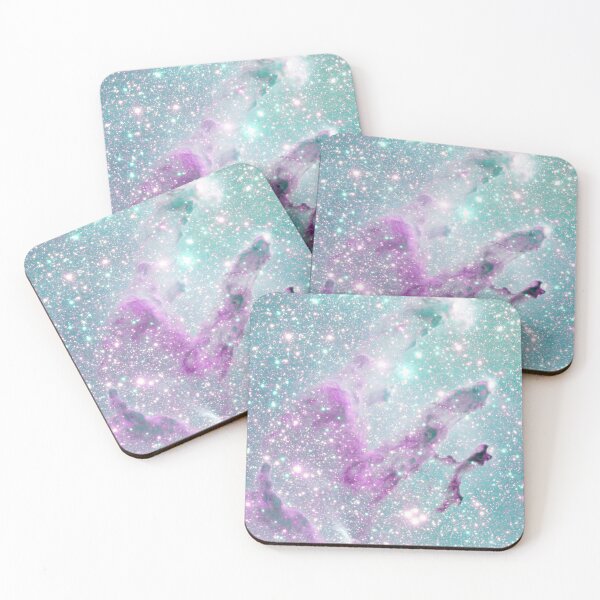 Item preview, Eagle Nebula Pillars of Creation Orchid Purple Aqua Cyan designed and sold by 2sweetsDesign.