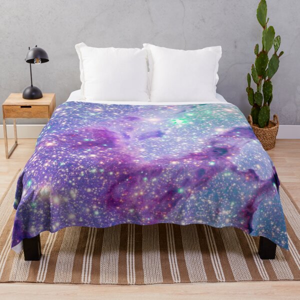 Item preview, Eagle Nebula Pillars of Creation Orchid Purple Periwinkle Seafoam Mint designed and sold by 2sweetsDesign.