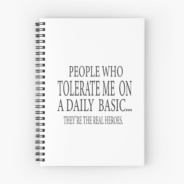 Item preview,  People Who Tolerate Me On A Daily Basis Sarcastic Graphic Novelty Funny designed and sold by karim82.