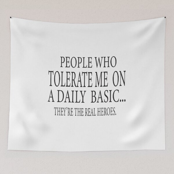 Item preview,  People Who Tolerate Me On A Daily Basis Sarcastic Graphic Novelty Funny designed and sold by karim82.