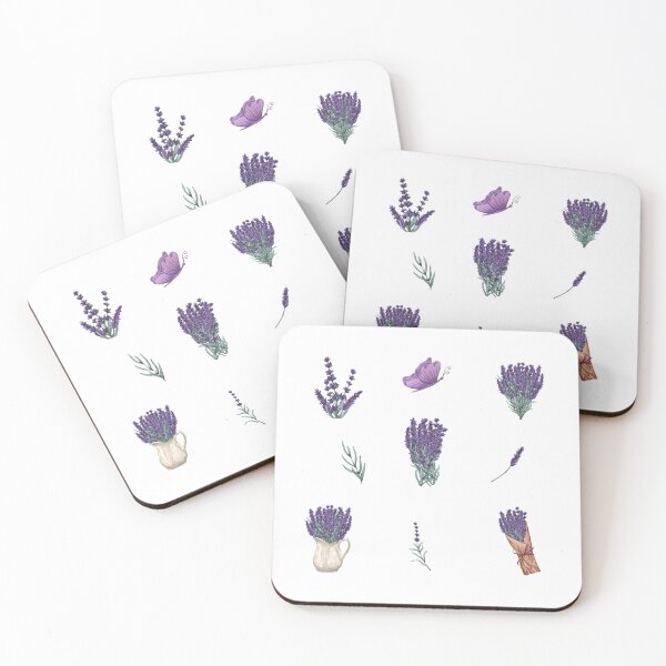Item preview, Purple Lavender Flowers Bunches Collection designed and sold by silviaol.