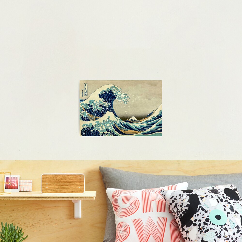 Hokusai, The Great Wave off Kanagawa, Japan, Japanese, Wood block, print. Photographic Print