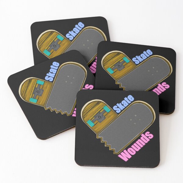 Item preview, broken skateboard heart, Skate Wounds designed and sold by Lighvision.