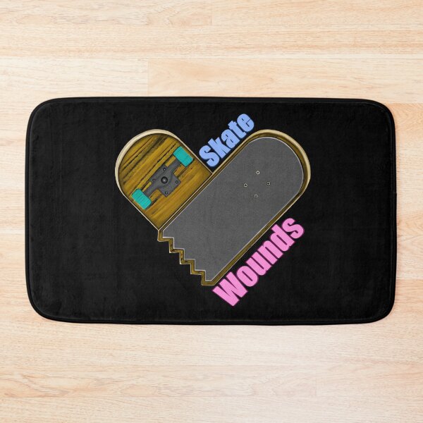 Item preview, broken skateboard heart, Skate Wounds designed and sold by Lighvision.