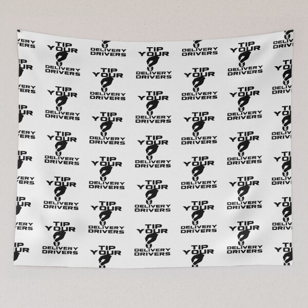 Item preview, Tip Your Delivery Drivers Black Font | Food Driver Appreciation designed and sold by deliverylife.