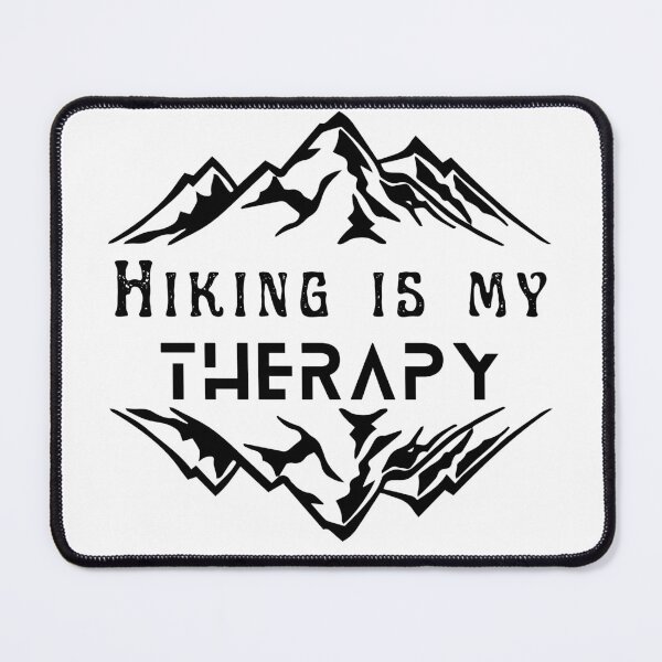 Item preview, Hiking is my therapy  designed and sold by MissaMarket.