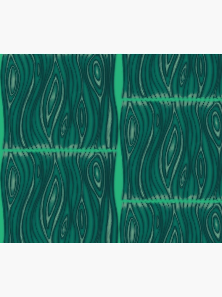 Thumbnail 6 of 6, Throw Blanket, Minimalist Illusion Pattern Green Vines designed and sold by BlazeraptorGirl.