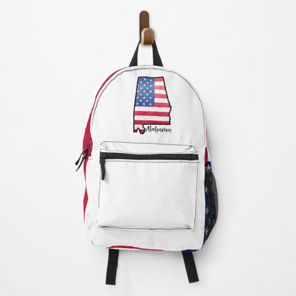 Item preview, Alabama State Outline with Patriotic USA American Flag designed and sold by Gsallicat.