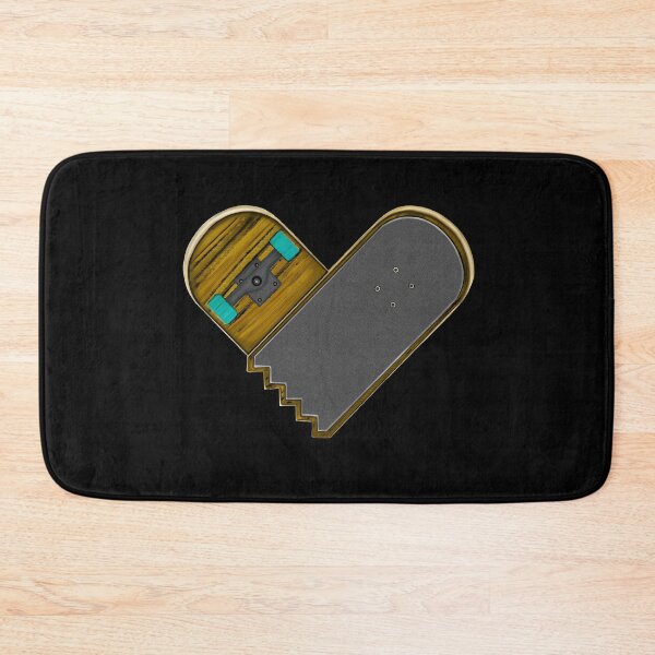 Item preview, broken skateboard heart designed and sold by Lighvision.