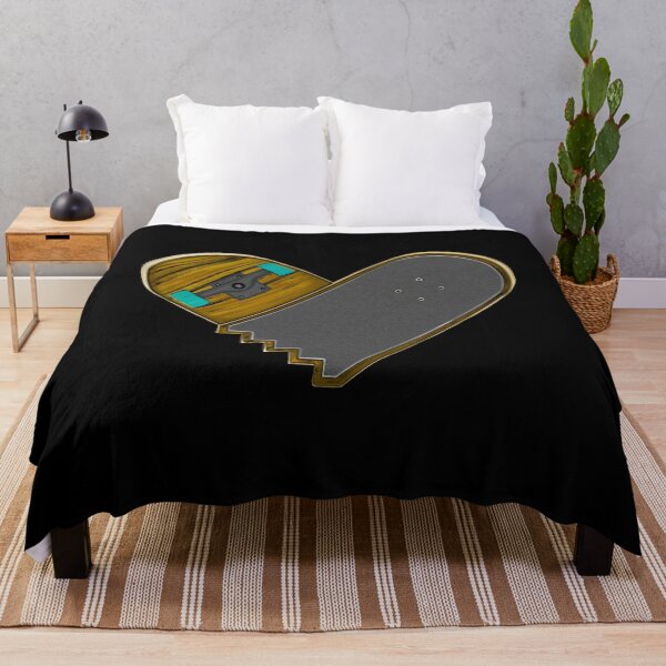 Item preview, broken skateboard heart designed and sold by Lighvision.