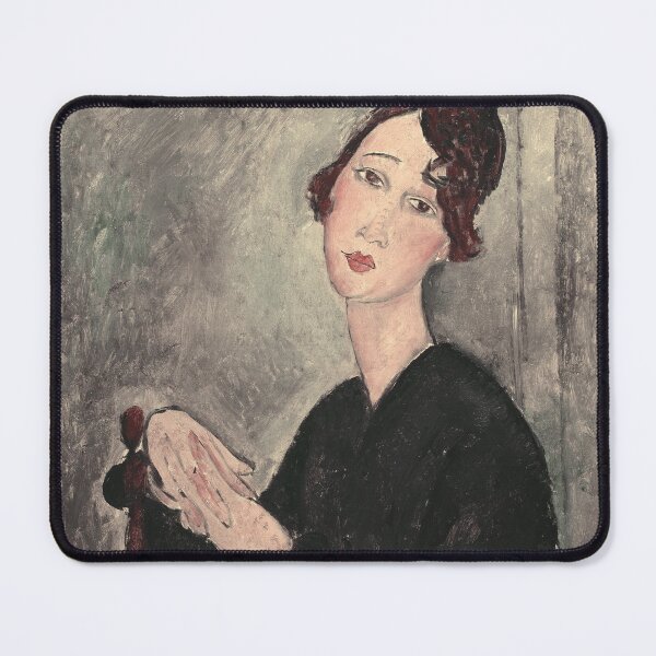 Item preview, Portrait of Dedie Hayde by Amedeo Modigliani designed and sold by VintageArchive.