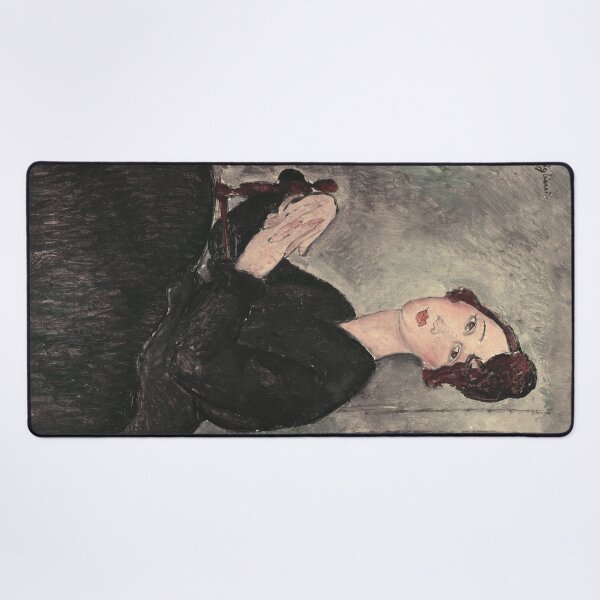 Item preview, Portrait of Dedie Hayde by Amedeo Modigliani designed and sold by VintageArchive.