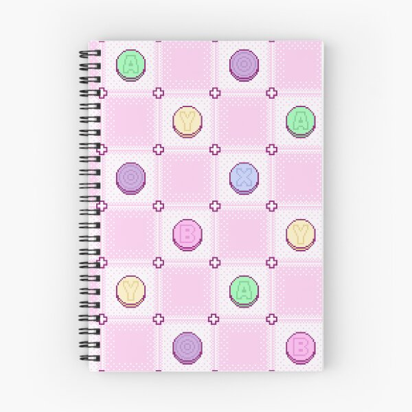 Item preview, Gamer Pastel Pink Purple Pixel Art Controller Button Pattern designed and sold by JessicaAmber.
