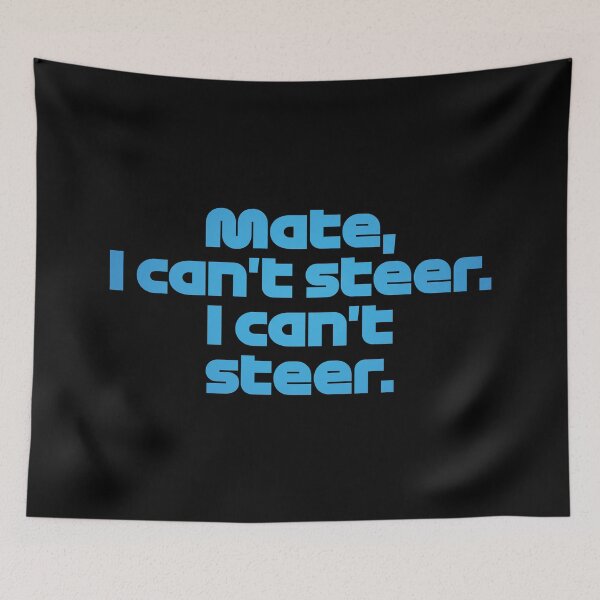 Item preview, VER. Mate I Can't Steer - Best Team Radio Miami GP 2022 Season(Original/Black BG) designed and sold by FilipeFerreira.