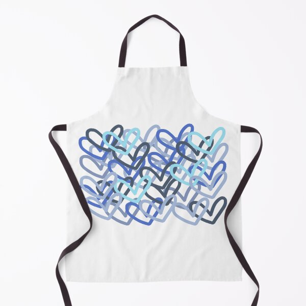 Item preview, Blue Preppy heart abstract designed and sold by mollsdesignss.