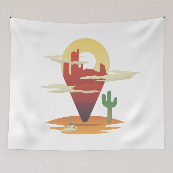 Item preview, You Are Here (Desert) designed and sold by Lore but Worse.