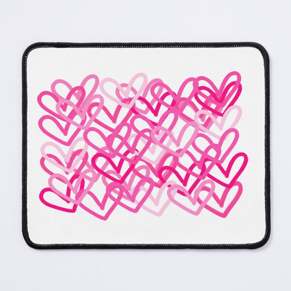 Item preview, Pink Preppy heart abstract designed and sold by mollsdesignss.
