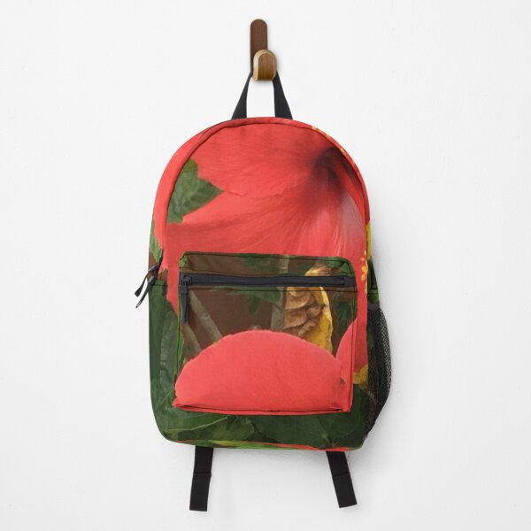 Item preview, Pretty Red Hawaiian Hibiscus Flower in Green Garden designed and sold by jays-artworks.