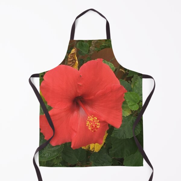 Item preview, Pretty Red Hawaiian Hibiscus Flower in Green Garden designed and sold by jays-artworks.